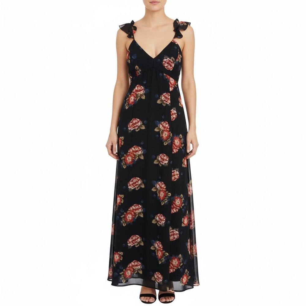 Japna Floral Slip Maxi Dress Sleeveless Spaghetti Strap